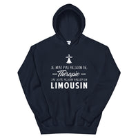 Thumbnail for Pas besoin de Thérapie Limousin - Sweatshirt à capuche - Ici & Là - T-shirts & Souvenirs de chez toi