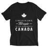 T-shirt Canada noir - Je n'ai pas besoin de thérapie