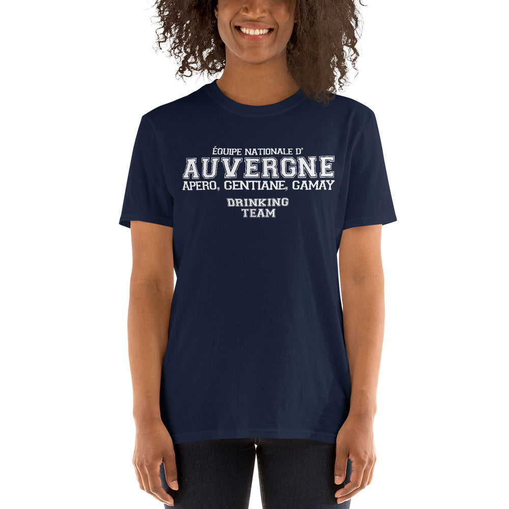 Auvergne - Drinking team - T-shirt Standard - Ici & Là - T-shirts & Souvenirs de chez toi