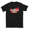 T-shirt Normand noir - Normand pas Français avec humour