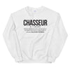 Sweatshirt chasseur noir - Personne intolérante au tofu - vue face