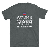Thumbnail for T-shirt Russie marine dos - Je suis Russe, La Russie est née en moi