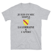 Thumbnail for T-shirt Lorraine blanc - L'Apéro avec humour et fierté