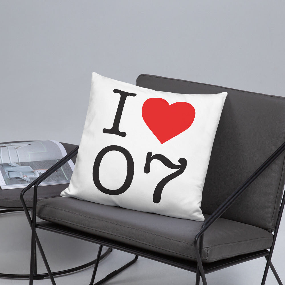 Coussin décoratif Ardèche 07 - Style NY avec humour