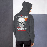 Thumbnail for Ne déconne pas avec les Normands, ils n'ont pas juste l'air fous - Sweatshirt à capuche - Ici & Là - T-shirts & Souvenirs de chez toi