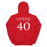 Thumbnail for Landais un jour, Landais toujours 40 - Sweatshirt à capuche - Ici & Là - T-shirts & Souvenirs de chez toi
