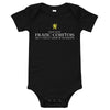 Body bébé Franche-Comté noir - Petit franc-comtois au grand cœur