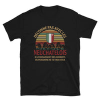 Thumbnail for T-shirt Neuchâtel noir - Confort et fierté locale