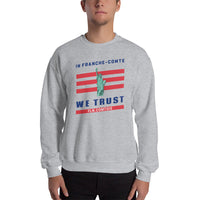 Thumbnail for Sweatshirt Franche-Comté marine dos - In franche comté we trust