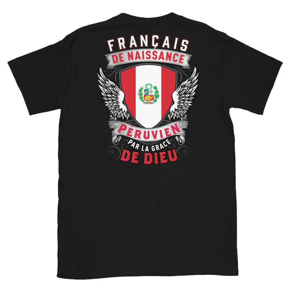 T-shirt Peruvien noir - Fierté et humour à porter