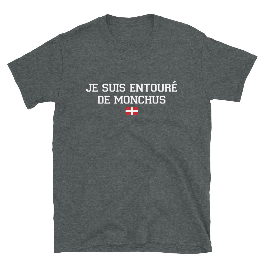 T-shirt Savoie bleu marine dos - Je suis entouré de Monchu
