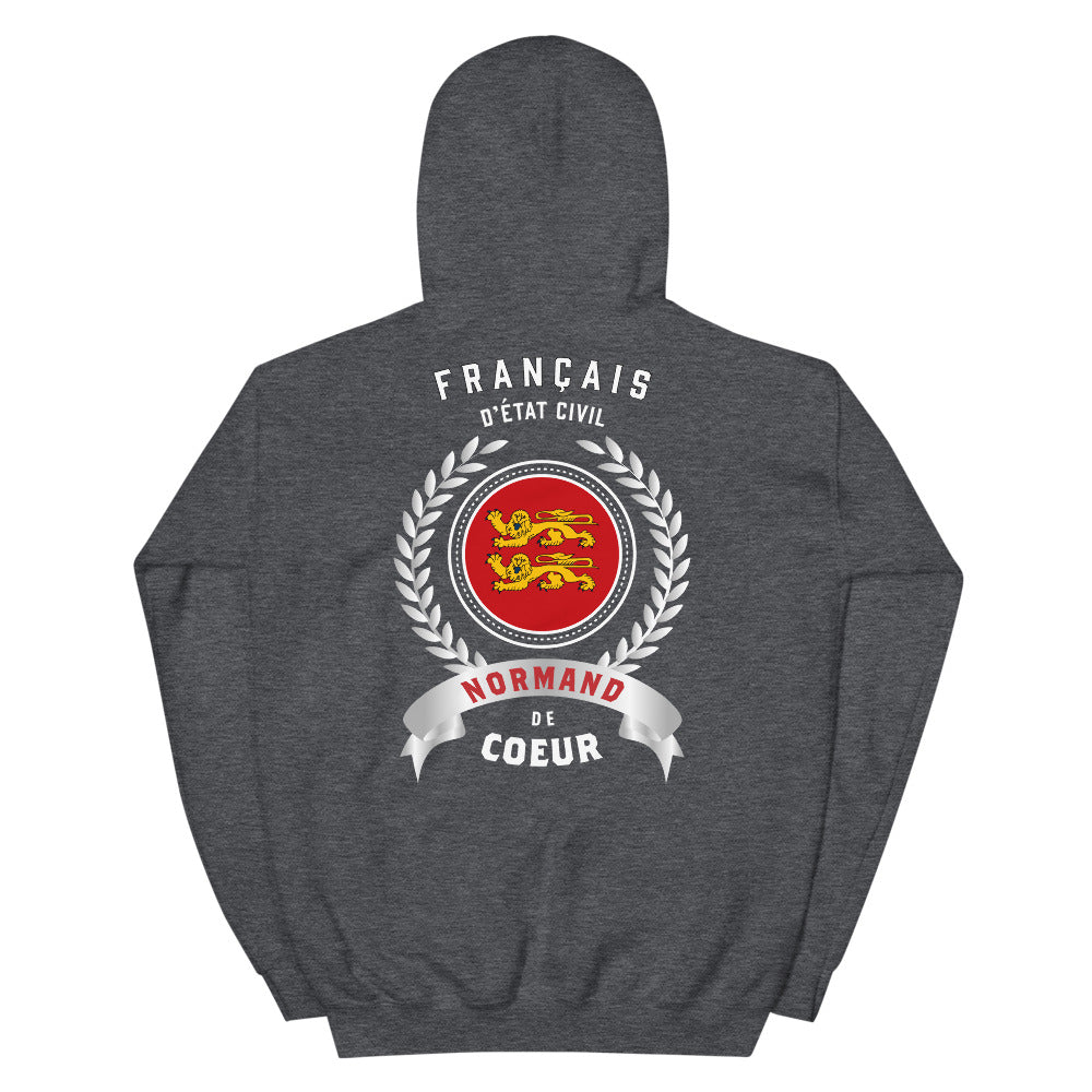 Sweatshirt Normand marine dos - Fierté et confort à la française