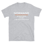 Normand, veni, vedi, pas vici - T-shirt Unisexe à Manches Courtes - Ici & Là - T-shirts & Souvenirs de chez toi