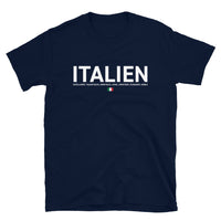 Thumbnail for T-shirt Italie noir - Adjectifs qui font sourire
