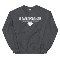 Thumbnail for Sweatshirt Portugal noir - Parle avec fierté