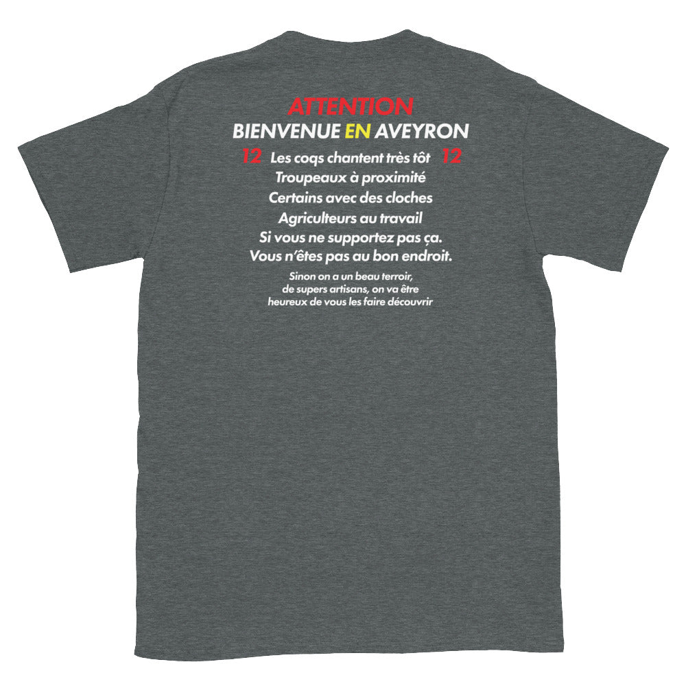 Bienvenue en Aveyron - T-shirt Standard - Ici & Là - T-shirts & Souvenirs de chez toi