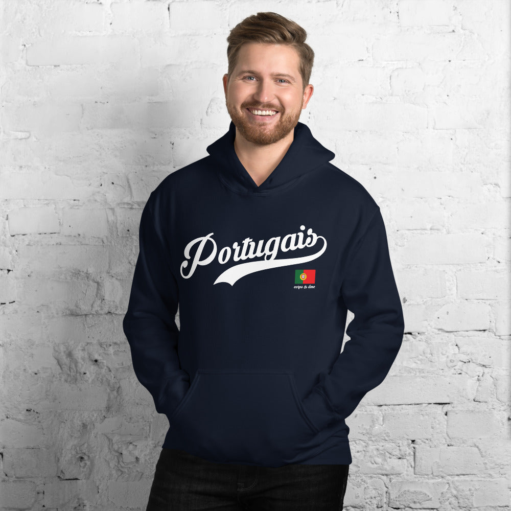 Sweatshirt Portugal bleu marine - Corps & âme pour soirées fraîches