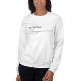 Définition Créole Martiniquais Ay chie baw - Sweatshirt - Ici & Là - T-shirts & Souvenirs de chez toi