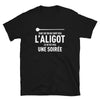 T-shirt Aveyron noir - Aligot soirée entre amis