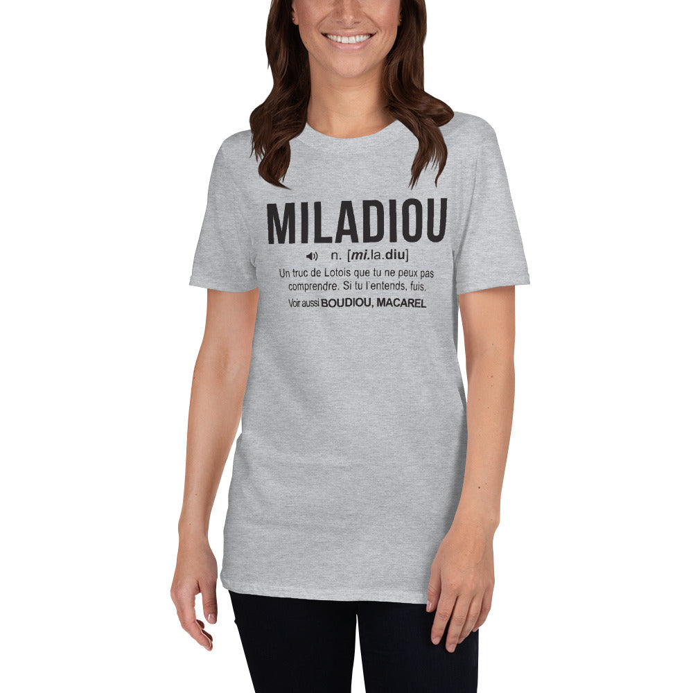 T-shirt Lotois gris sport - Miladiou, un truc de lotois