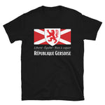 République Gersoise - Drapeau de l'union gasconne et blason du Gers - T-shirt Standard - Ici & Là - T-shirts & Souvenirs de chez toi