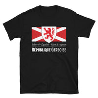 Thumbnail for T-shirt Gers noir - Drapeau de l'union gasconne