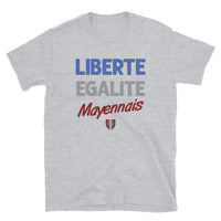 Thumbnail for T-shirt Mayennais gris foncé dos - Liberté, égalité, fierté locale