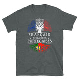 Français de Racines Portugaises - T-shirts Unisexe Standard - Ici & Là - T-shirts & Souvenirs de chez toi