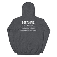 Thumbnail for Définition Portugais - humour pour un cadeau - Sweat à capuche - Ici & Là - T-shirts & Souvenirs de chez toi