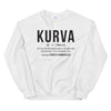 Sweatshirt Slovaque blanc - Fierté et humour en coton doux