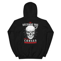 Thumbnail for Sweatshirt Corse noir - Ne déconne pas avec les Corses !