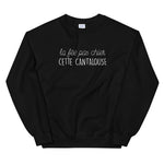 fée pas chier cette cantalouse - Sweatshirt - Ici & Là - T-shirts & Souvenirs de chez toi