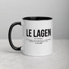 Mug Bretagne noir - Définition drôle du Lagen pour le café
