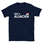100 % Alsacien - T-shirt Standard - Ici & Là - T-shirts & Souvenirs de chez toi
