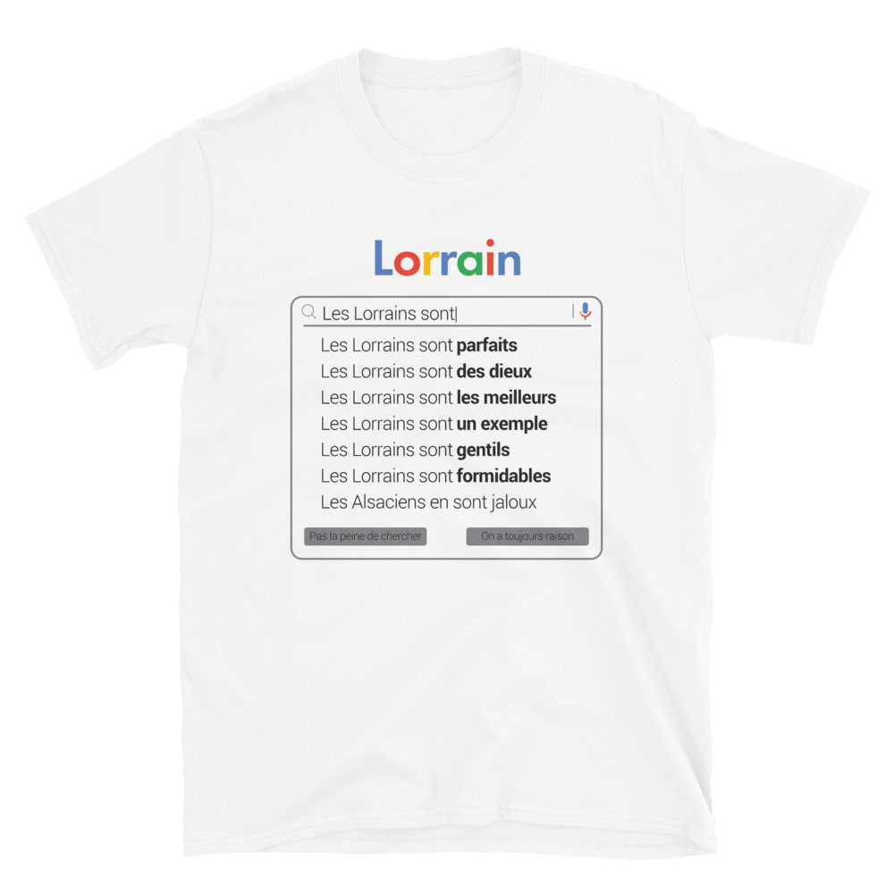 T-shirt Lorraine gris sport - Les Lorrains sont des Dieux
