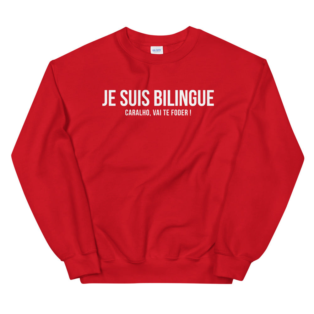 Bilingue Portugais - Sweatshirt - Ici & Là - T-shirts & Souvenirs de chez toi