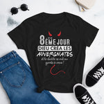 Auvergnates & le Diable T-shirt à Manches Courtes pour Femmes - Ici & Là - T-shirts & Souvenirs de chez toi