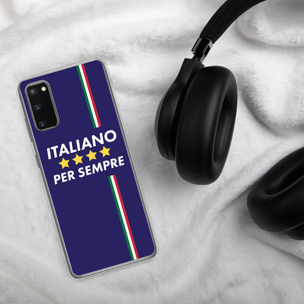 Italiano per sempre - drapeau  Italien pour toujours - Coque Samsung - Ici & Là - T-shirts & Souvenirs de chez toi