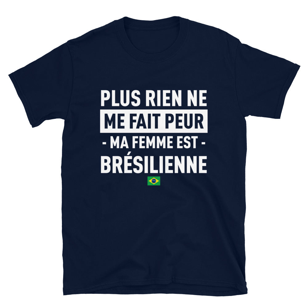 T-shirt Brésil bleu marine - Plus rien ne me fait peur
