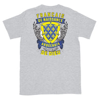 Thumbnail for T-shirt Ardéchois gris sportif - Fierté et humour local