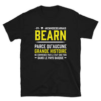 Thumbnail for T-shirt Béarn noir - Grande histoire à prendre avec humour
