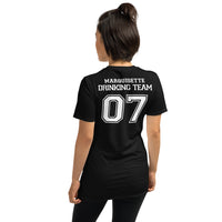 Thumbnail for T-shirt Ardèche gris foncé chiné face - Marquisette Drinking Team
