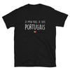 T-shirt Portugal noir - Je m'en fous je suis Portugais