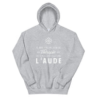 Thumbnail for Sweatshirt Aude gris sportif - Pas besoin de thérapie