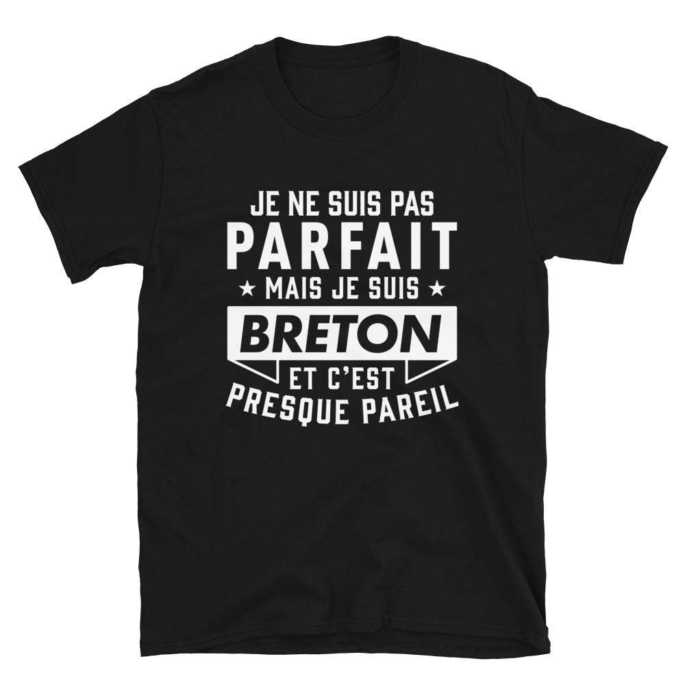 T-shirt Bretagne noir - Fierté locale et confort durable