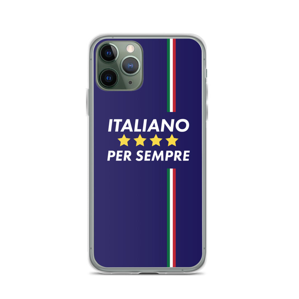 Coque iPhone Italie - Drapeau italien chic