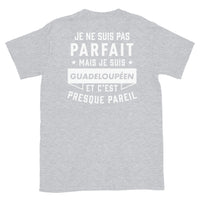 Thumbnail for T-shirt Guadeloupe bleu marine dos - Je ne suis pas parfait mais.