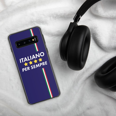 Italiano per sempre - drapeau  Italien pour toujours - Coque Samsung - Ici & Là - T-shirts & Souvenirs de chez toi