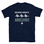 Groupe Sanguin Ardéchois Plus - T-shirt Standard - Ici & Là - T-shirts & Souvenirs de chez toi