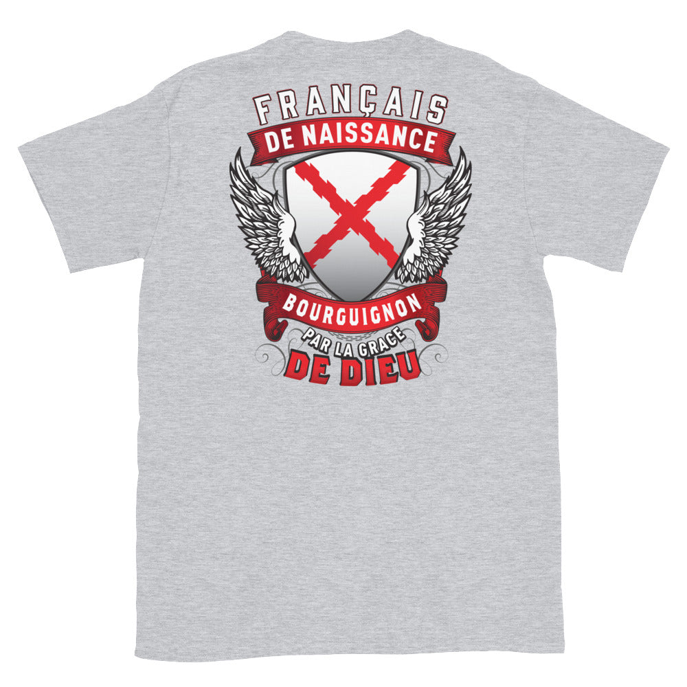 T-shirt Belgique gris sportif - Français, Belge, Suisse, Canadien
